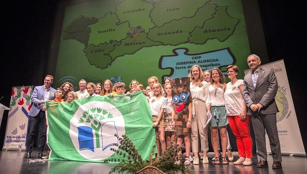 CEIP Josefina Aldecoa de Torre de Benagalbón renueva la Bandera Verde Ecoescuela