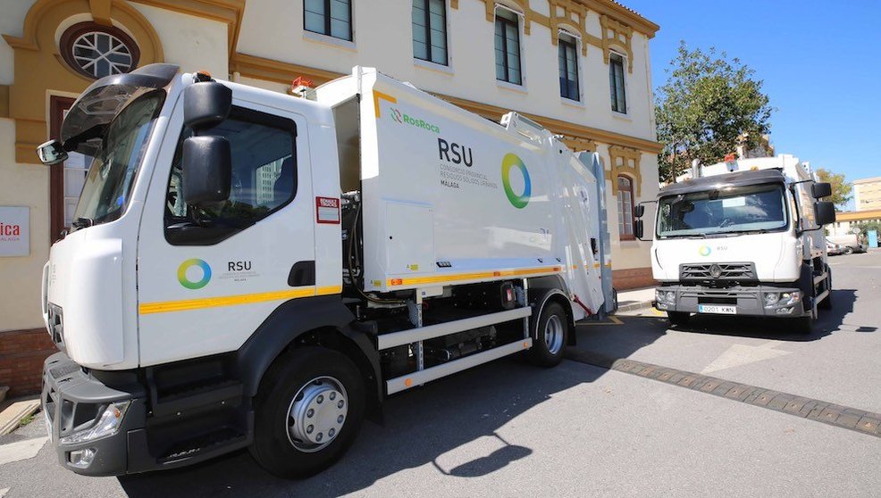 Vehículos de recogida de residuos del Consorcio Provincial de RSU