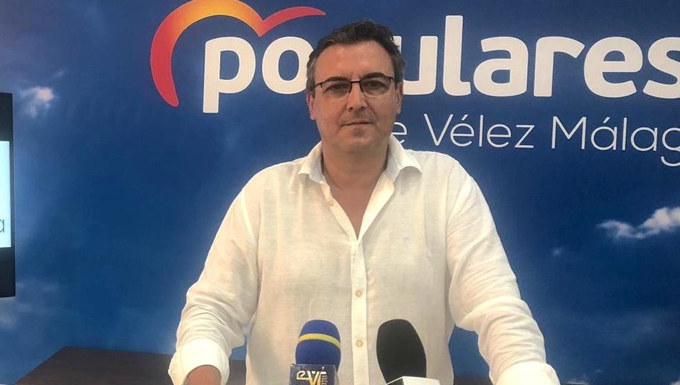 Manuel Gutiérrez concejal del PP en Velez-Malaga. Foto de archivo.