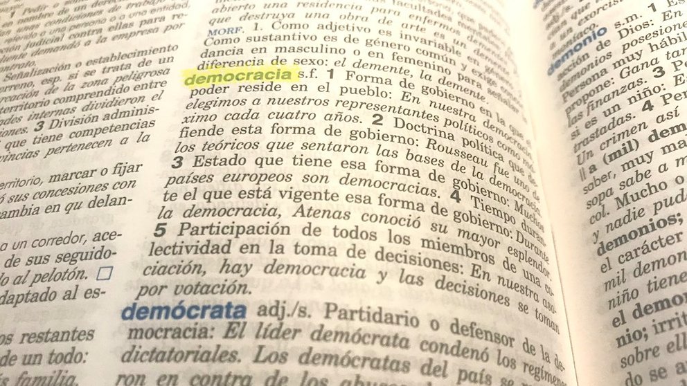 Definición de democracia