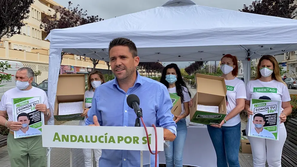 Pino y equipo de Andaluacía por Sí