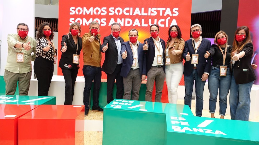 Delegación malagueña en la ejecutiva regional del PSOE-A