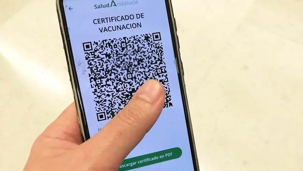 foto certificado vacunación