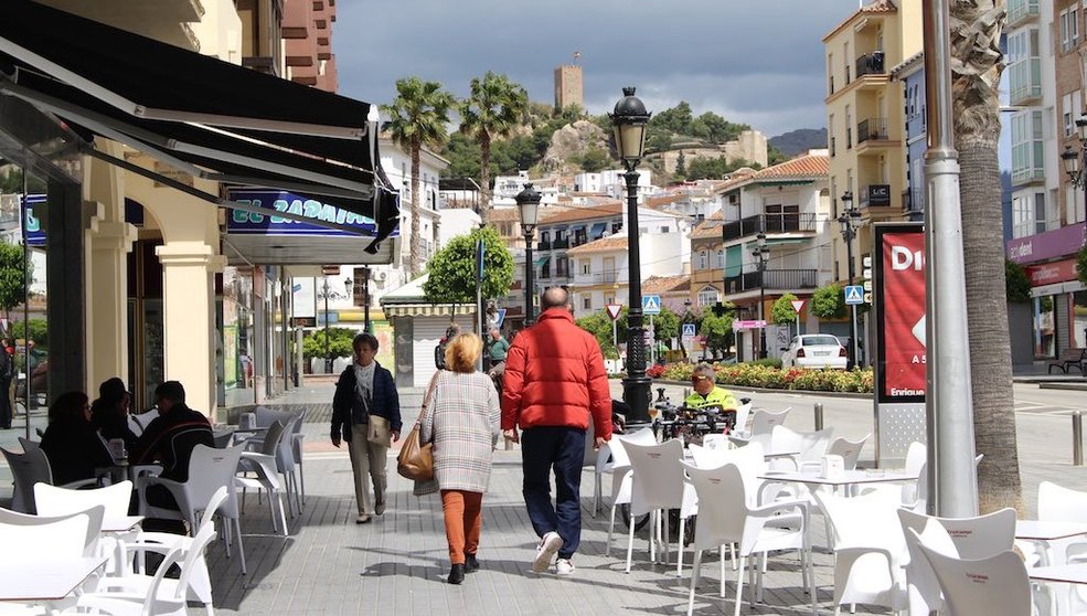 Avenida Vivar Téllez, Vélez Málaga. Foto archivo.