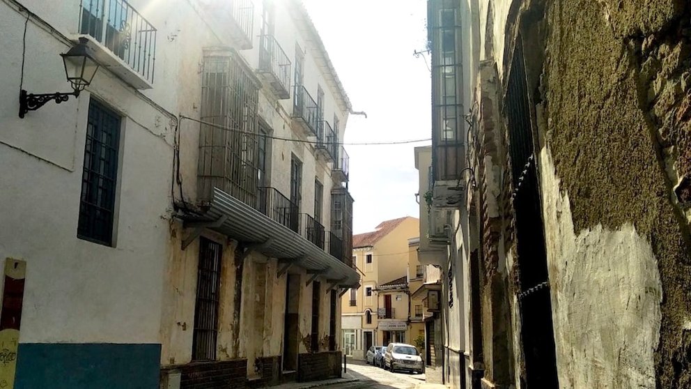 Una calle del centro histórico de Vélez Málaga
