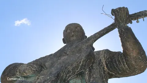 Escultura de Juan Breva en Vélez-Málaga.